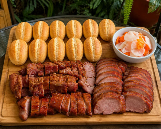 ⚽ Box Estadio – Char Siu Artesanal al Carbón